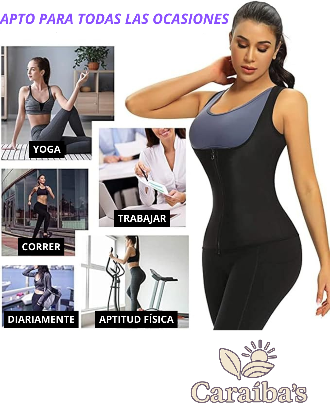 Faja Reductora Sauna Sweat Shaper